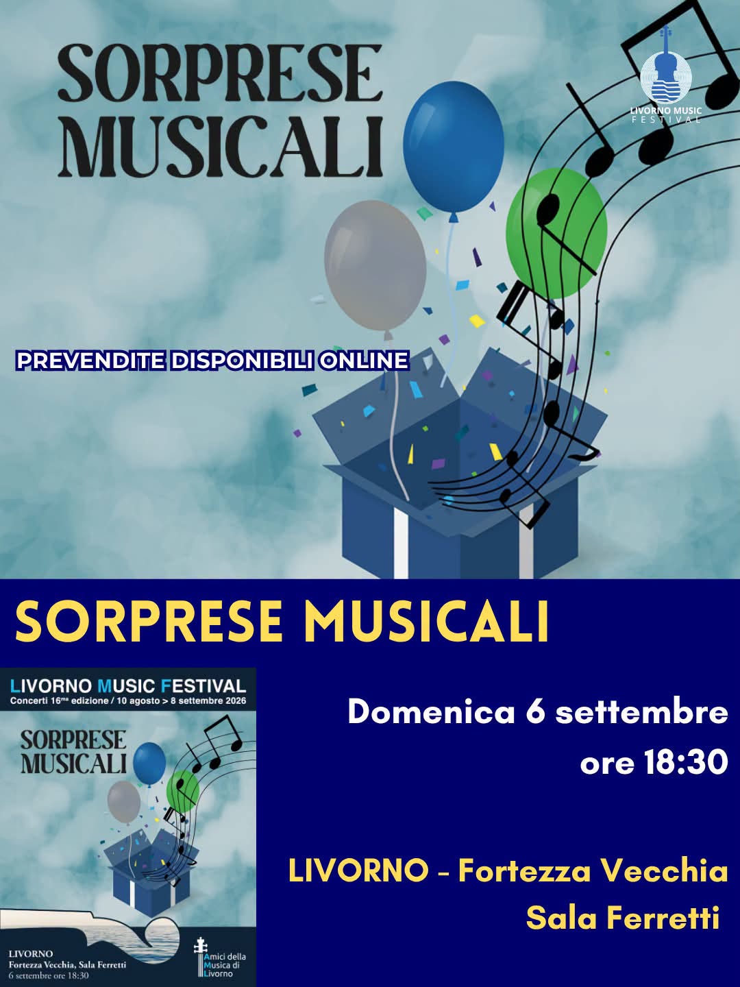 Affiche de Sorprese Musicali