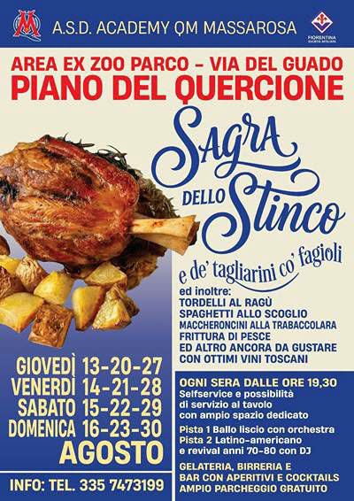 Affiche de Sagra dello Stinco e de' tagliarini co' fagioli