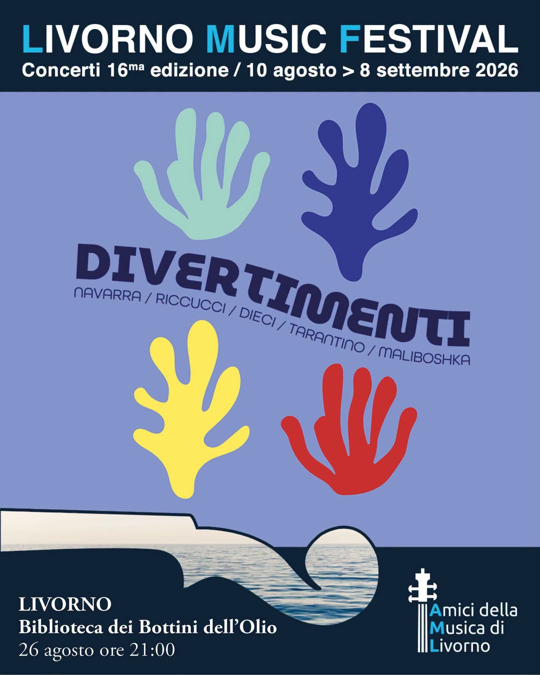 Affiche de LIVORNO MUSIC FESTIVAL - Divertimenti