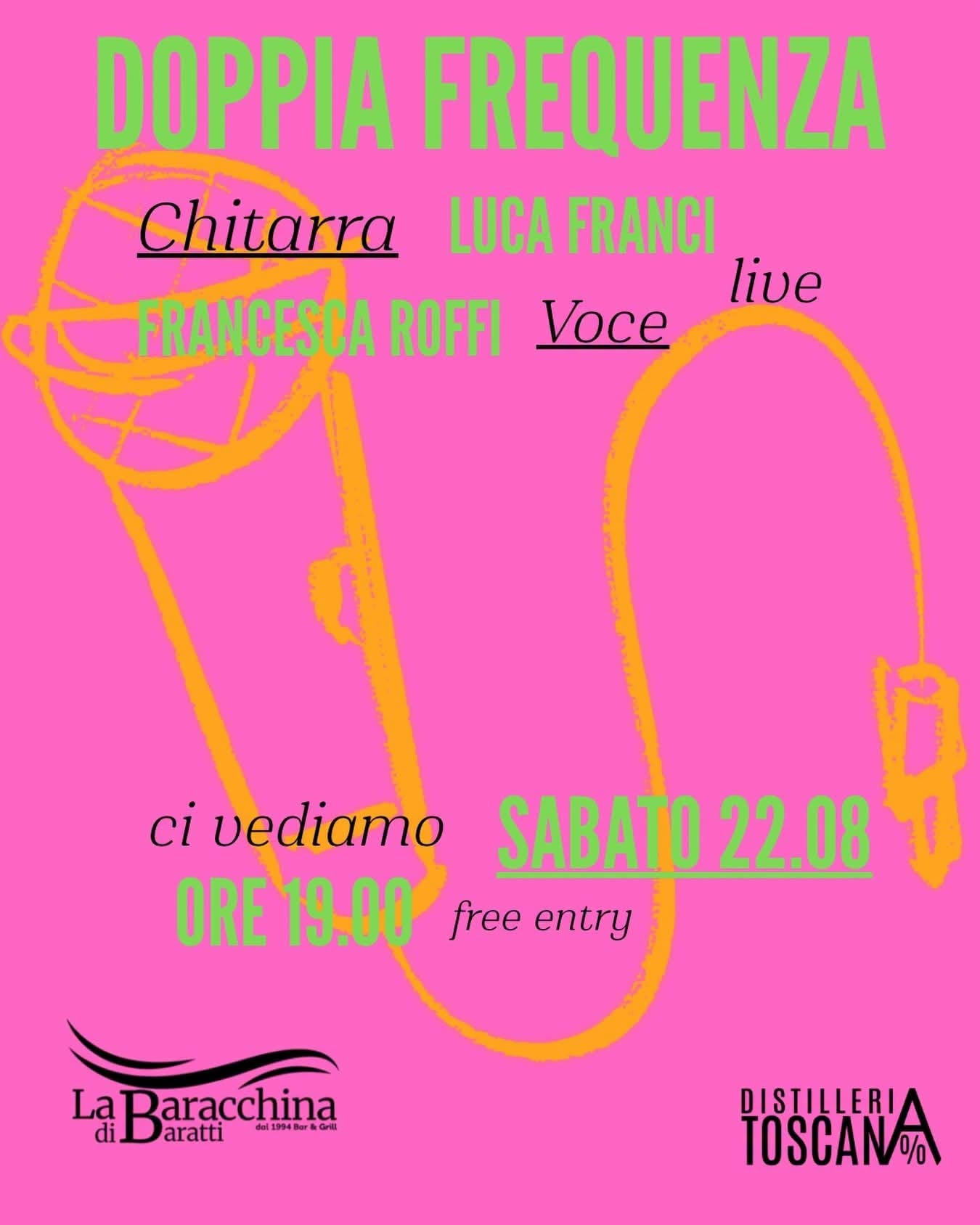 Affiche de Luca Franci & Francesca Roffi live