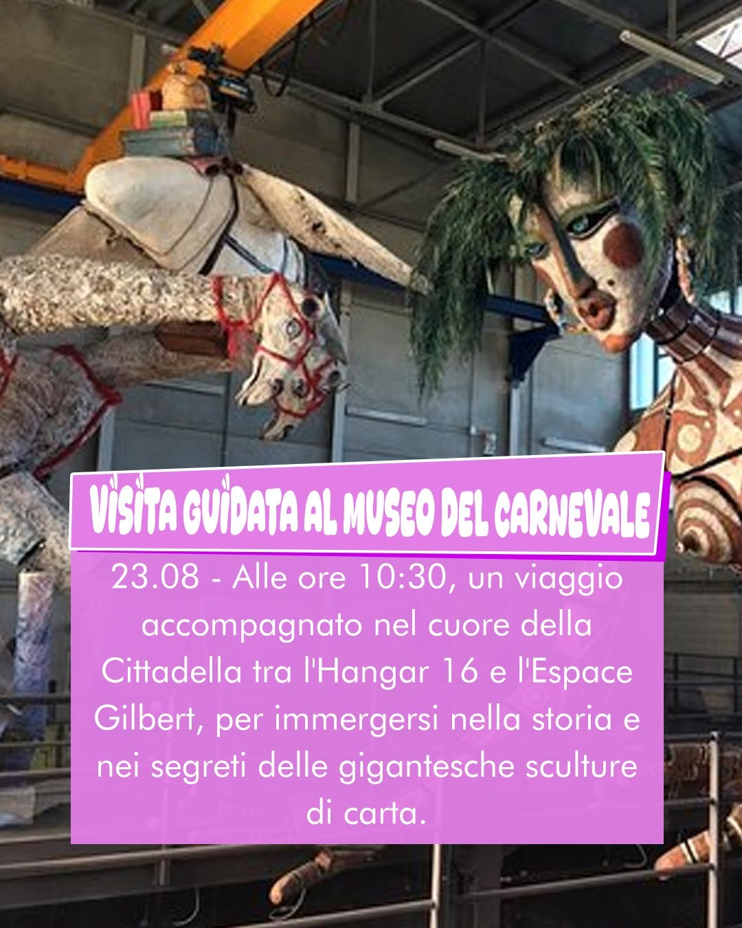 Affiche de Visita guidata al Museo del Carnevale