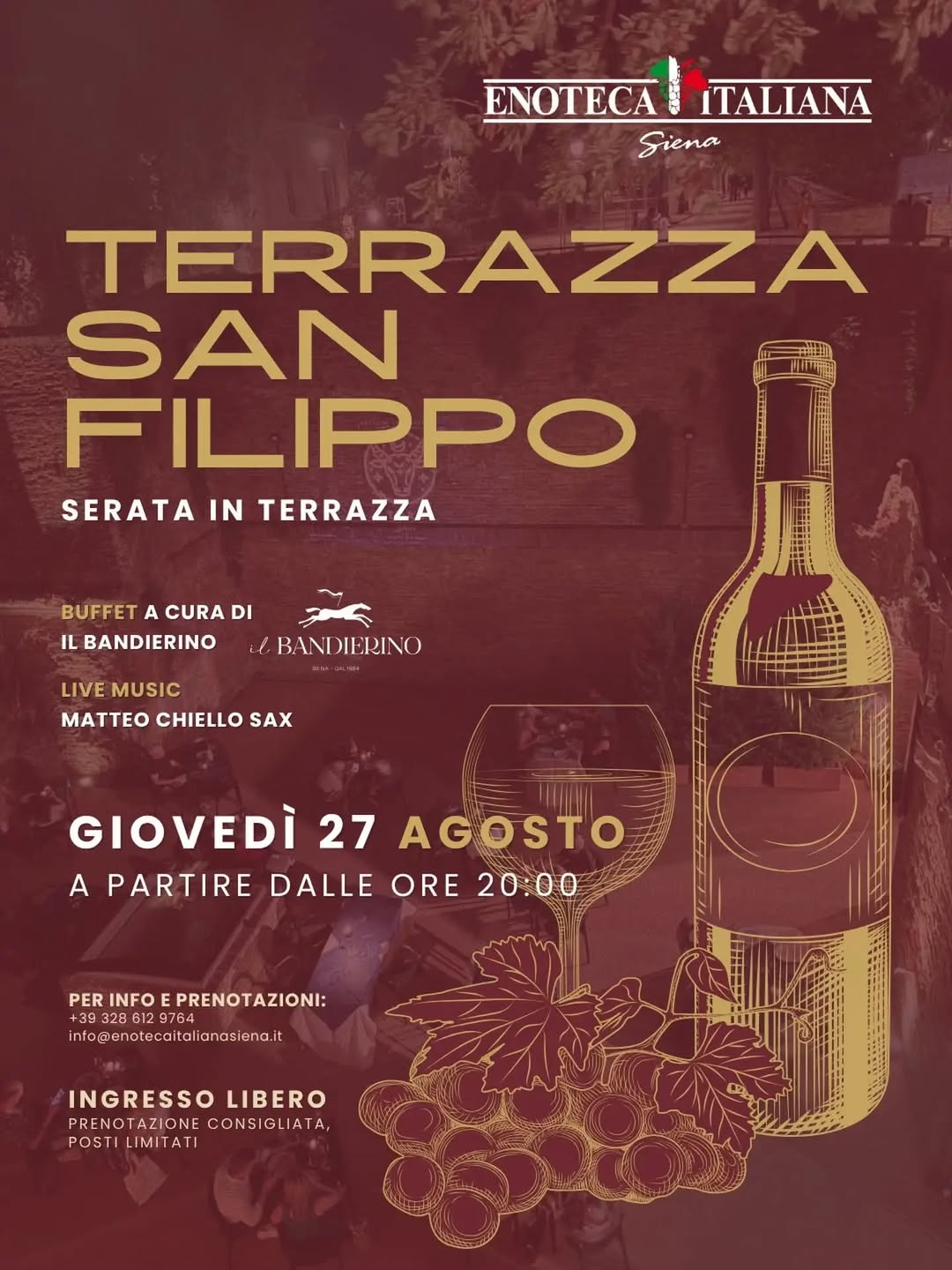 Affiche de Serata in Terrazza