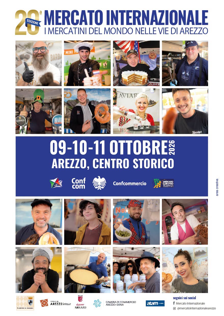 Poster for Mercato Internazionale di Arezzo