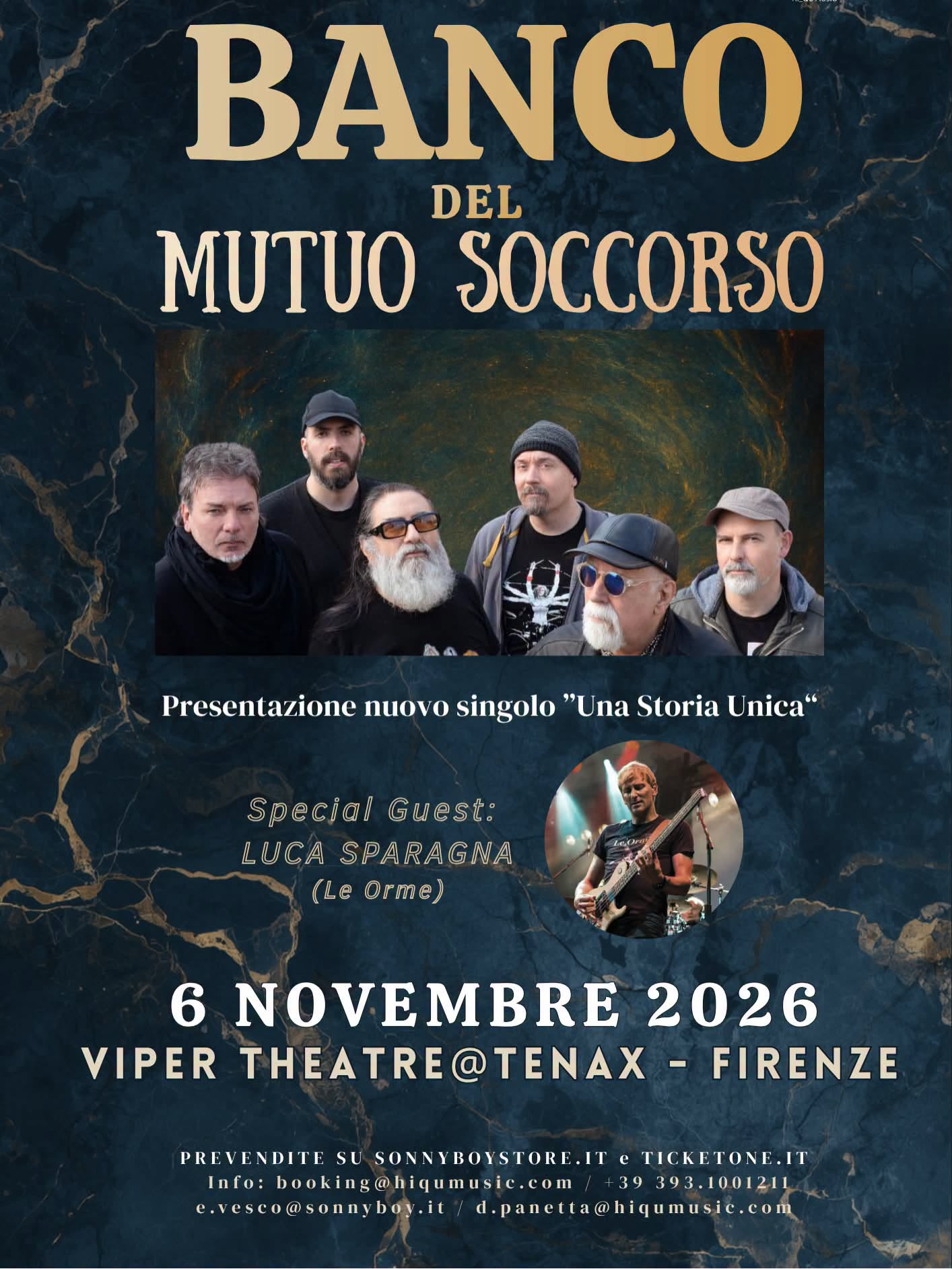 Poster for Banco del Mutuo Soccorso - Presentazione nuovo singolo "Una Storia Unica"