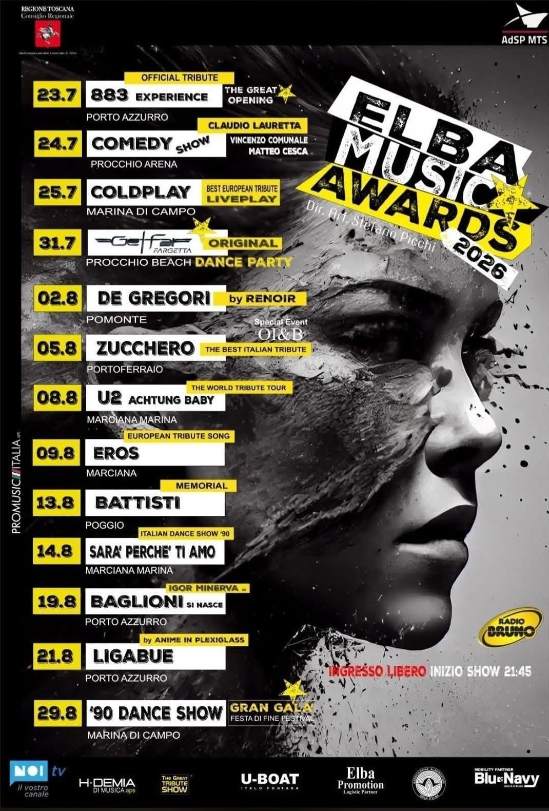 Affiche de Elba Music Awards 2026