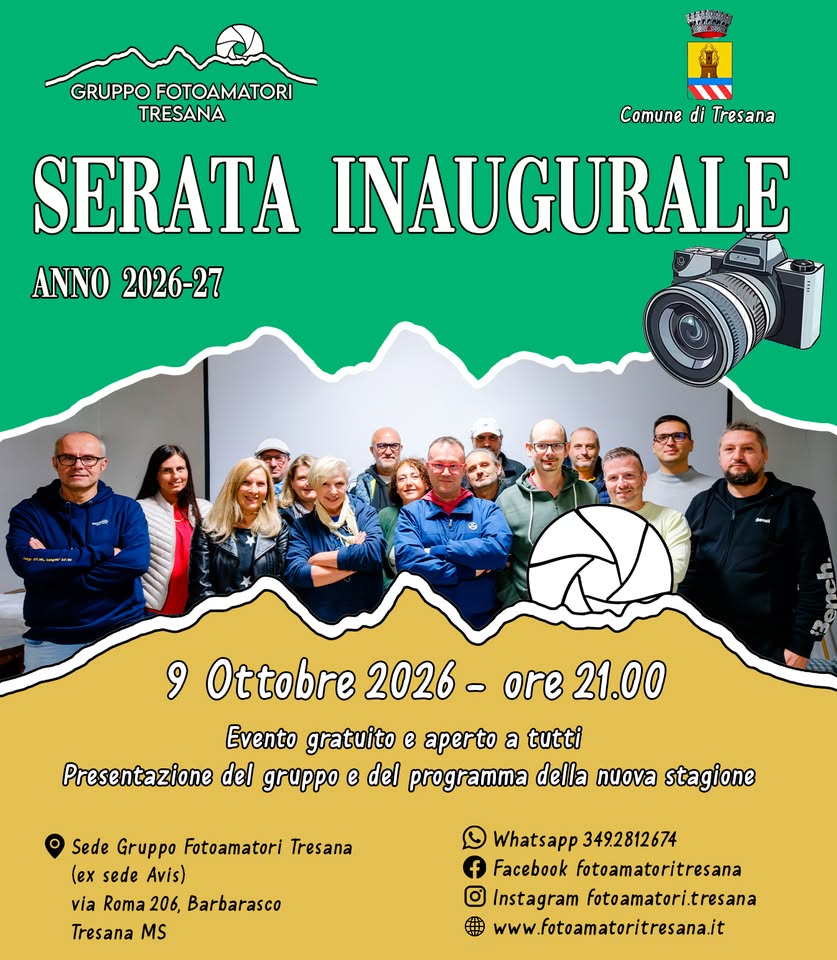 Locandina di Serata Inaugurale - Anno 2026/27