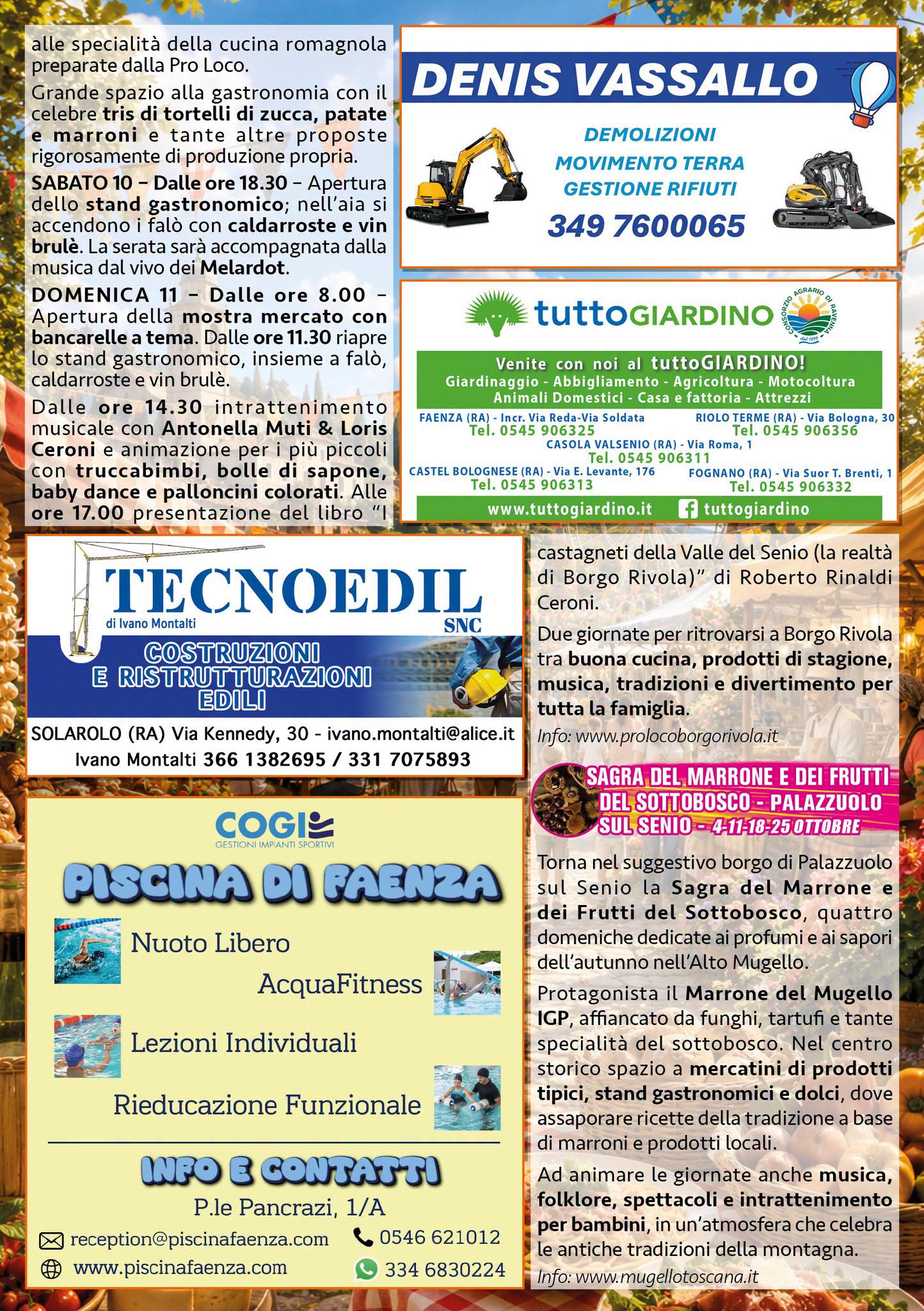 Poster for Sagra del Marrone e dei Frutti del Sottobosco