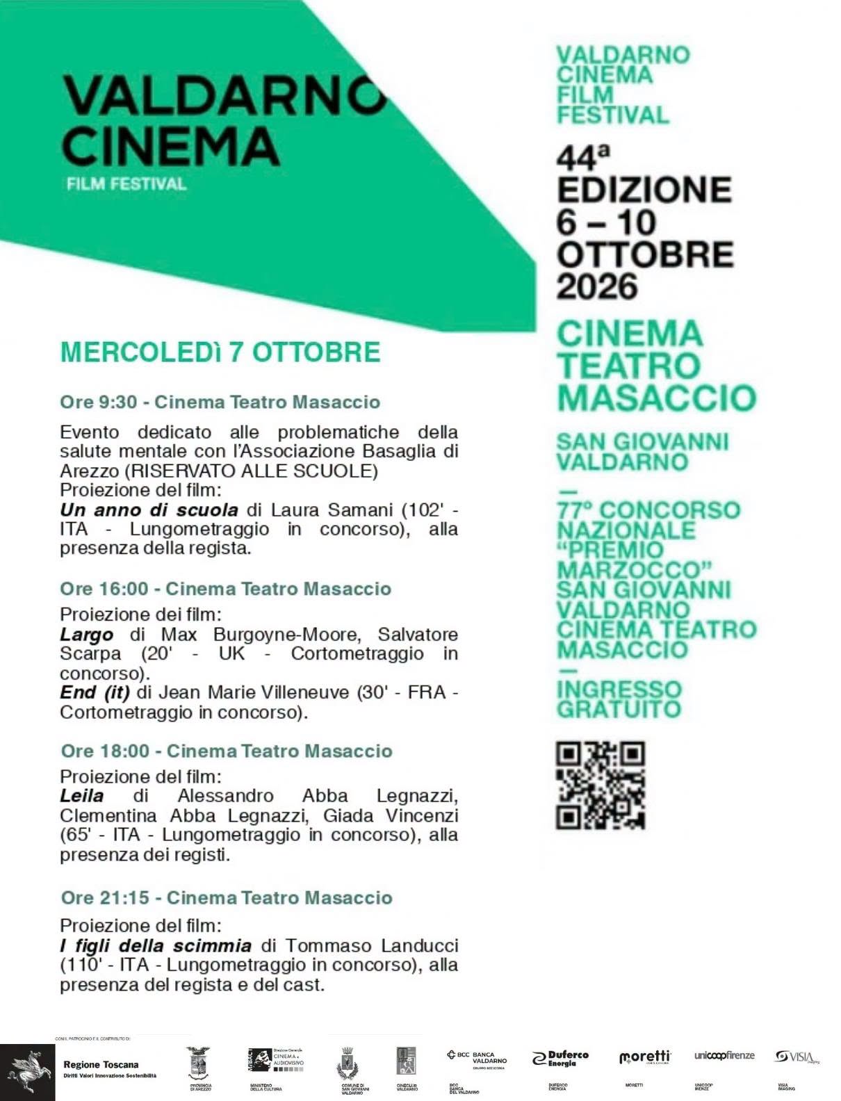 Poster for Valdarno Cinema Film Festival