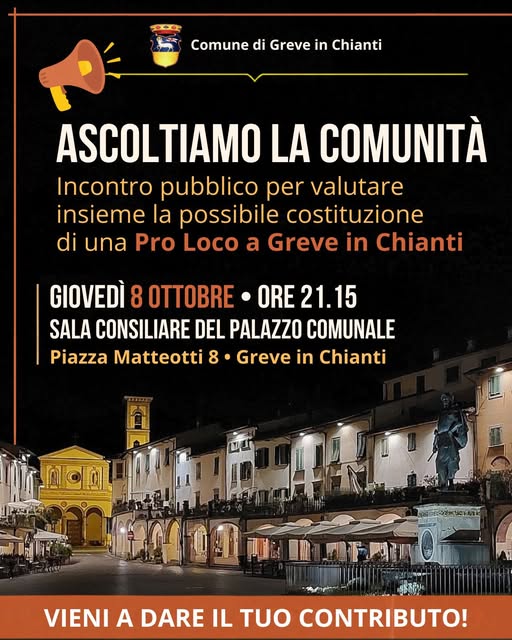 Locandina di ASCOLTIAMO LA COMUNITÀ