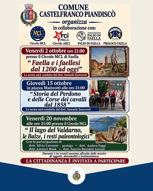 Locandina di Storia del Perdono e delle Corse dei cavalli dal 1858