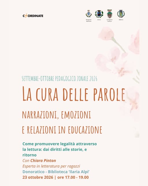 Locandina di Come promuovere legalità attraverso la lettura: dai diritti alle storie, e ritorno