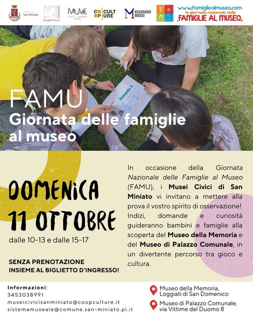 Plakat von FAMU – Giornata delle famiglie al museo